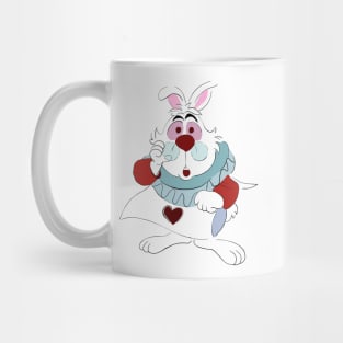 White Rabbit Alice in Wonderland Mug